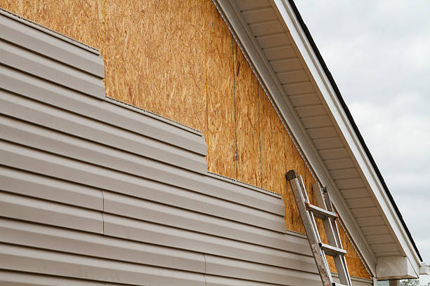 Professional Siding Contractor technician working in Easton, PA